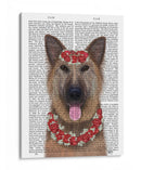 Pastor Alemán Edelweiss - Fab Funky | Cuadro decorativo de Canvas Lab