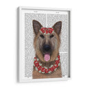 Pastor Alemán Edelweiss - Fab Funky | Cuadro decorativo de Canvas Lab