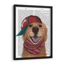 Golden Retriever Y Gorra De Béisbol - Fab Funky | Cuadro decorativo de Canvas Lab