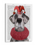 Great Dane Strawberry Fool - Fab Funky | Cuadro decorativo de Canvas Lab