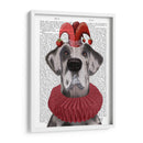 Great Dane Strawberry Fool - Fab Funky | Cuadro decorativo de Canvas Lab