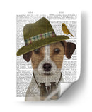 Jack Russell Bird Watcher - Fab Funky | Cuadro decorativo de Canvas Lab