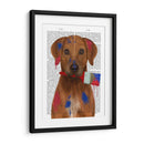 Pintor Rhodesian Ridgeback - Fab Funky | Cuadro decorativo de Canvas Lab
