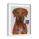 Pintor Rhodesian Ridgeback - Fab Funky | Cuadro decorativo de Canvas Lab