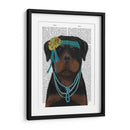 Rottweiler Flapper - Fab Funky | Cuadro decorativo de Canvas Lab