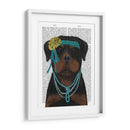 Rottweiler Flapper - Fab Funky | Cuadro decorativo de Canvas Lab