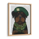 Perro Militar Rottweiler - Fab Funky | Cuadro decorativo de Canvas Lab