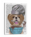 Shih Tzu Baker - Fab Funky | Cuadro decorativo de Canvas Lab