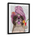 Shih Tzu Con Cóctel - Fab Funky | Cuadro decorativo de Canvas Lab