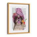 Shih Tzu Con Cóctel - Fab Funky | Cuadro decorativo de Canvas Lab