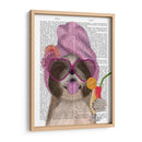 Shih Tzu Con Cóctel - Fab Funky | Cuadro decorativo de Canvas Lab