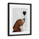 Perro Au Vin, Basset Hound - Fab Funky | Cuadro decorativo de Canvas Lab