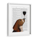 Perro Au Vin, Basset Hound - Fab Funky | Cuadro decorativo de Canvas Lab
