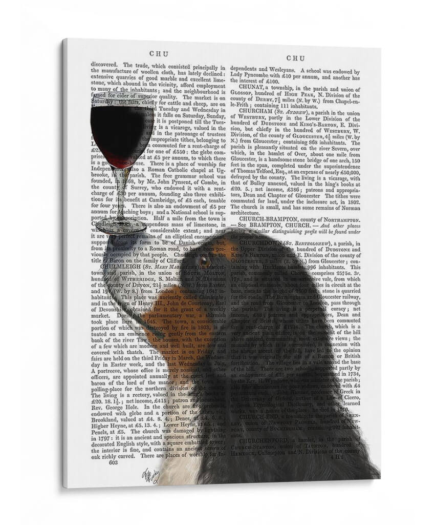 Perro Au Vin, Bernés - Fab Funky | Cuadro decorativo de Canvas Lab