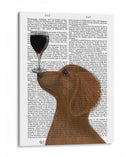 Perro Au Vin, Dachshund Oro - Fab Funky | Cuadro decorativo de Canvas Lab