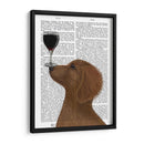 Perro Au Vin, Dachshund Oro - Fab Funky | Cuadro decorativo de Canvas Lab