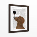 Perro Au Vin, Dachshund Oro - Fab Funky | Cuadro decorativo de Canvas Lab