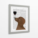 Perro Au Vin, Dachshund Oro - Fab Funky | Cuadro decorativo de Canvas Lab