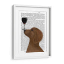 Perro Au Vin, Dachshund Oro - Fab Funky | Cuadro decorativo de Canvas Lab