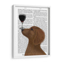 Perro Au Vin, Dachshund Oro - Fab Funky | Cuadro decorativo de Canvas Lab