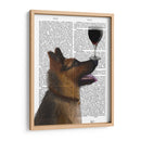 Perro Au Vin, Pastor Alemán - Fab Funky | Cuadro decorativo de Canvas Lab