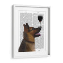 Perro Au Vin, Pastor Alemán - Fab Funky | Cuadro decorativo de Canvas Lab