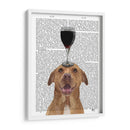 Perro Au Vin, Pit Bull - Fab Funky | Cuadro decorativo de Canvas Lab