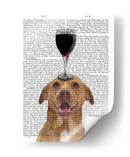 Perro Au Vin, Pit Bull - Fab Funky | Cuadro decorativo de Canvas Lab