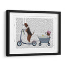 Scooter De Beagle - Fab Funky | Cuadro decorativo de Canvas Lab
