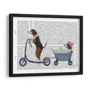 Scooter De Beagle - Fab Funky | Cuadro decorativo de Canvas Lab