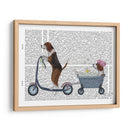 Scooter De Beagle - Fab Funky | Cuadro decorativo de Canvas Lab