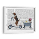 Scooter De Beagle - Fab Funky | Cuadro decorativo de Canvas Lab