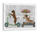 Scooter Boxeador - Fab Funky | Cuadro decorativo de Canvas Lab