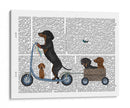 Scooter Dachshund - Fab Funky | Cuadro decorativo de Canvas Lab