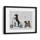 Scooter Dachshund - Fab Funky | Cuadro decorativo de Canvas Lab