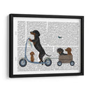 Scooter Dachshund - Fab Funky | Cuadro decorativo de Canvas Lab