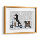 Scooter Dachshund - Fab Funky | Cuadro decorativo de Canvas Lab