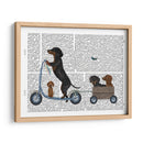 Scooter Dachshund - Fab Funky | Cuadro decorativo de Canvas Lab