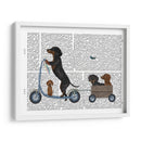 Scooter Dachshund - Fab Funky | Cuadro decorativo de Canvas Lab