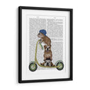 Scooter De Bulldog Inglés - Fab Funky | Cuadro decorativo de Canvas Lab