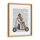 Scooter De Bulldog Francés - Fab Funky | Cuadro decorativo de Canvas Lab