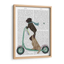 Scooter Pug - Fab Funky | Cuadro decorativo de Canvas Lab
