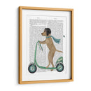 Scooter De Labrador Amarillo - Fab Funky | Cuadro decorativo de Canvas Lab