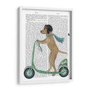 Scooter De Labrador Amarillo - Fab Funky | Cuadro decorativo de Canvas Lab