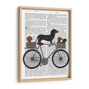 Dachshunds En Bicicleta - Fab Funky | Cuadro decorativo de Canvas Lab