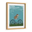 Bulldog Inglés En Bicicleta - Cielo - Fab Funky | Cuadro decorativo de Canvas Lab