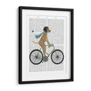 Labrador Amarillo En Casco Volador En La Bicicleta - Fab Funky | Cuadro decorativo de Canvas Lab