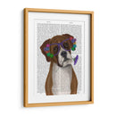 Boxeador Y Gafas De Flores. - Fab Funky | Cuadro decorativo de Canvas Lab