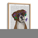 Boxeador Y Gafas De Flores. - Fab Funky | Cuadro decorativo de Canvas Lab