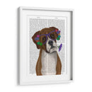 Boxeador Y Gafas De Flores. - Fab Funky | Cuadro decorativo de Canvas Lab